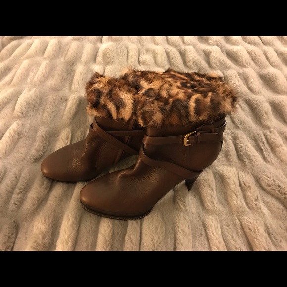 Ralph Lauren Collection Leopard Boots - Picture 2 of 5